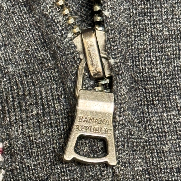 Banana Republic - Merino Wool Zip Sweater - Picture 7 of 7